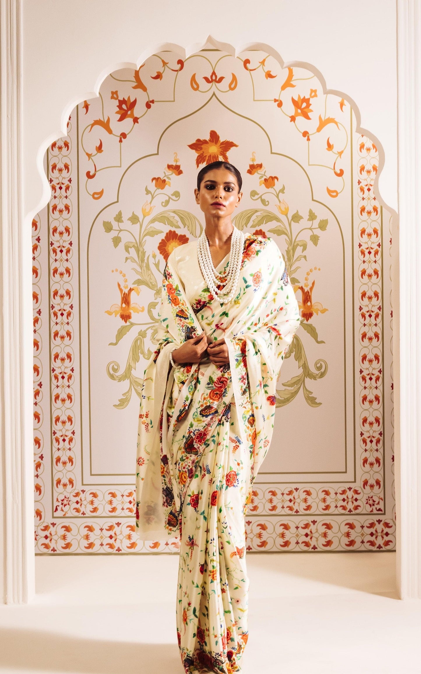 🌻 New Design Launch – Elegance in Every Drape! 🌻Original Japan Satin (Devsena Satin)