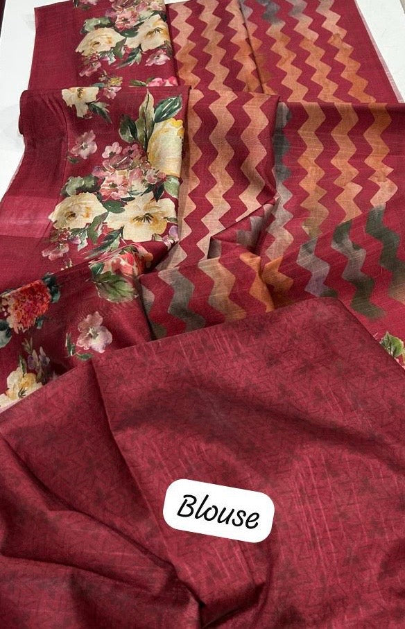 New Arrival Alert! ๐ธ Premium Semi-Desi Tussar Saree โ Exclusively for You