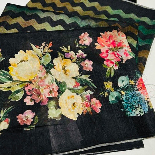 New Arrival Alert! 🌸 Premium Semi-Desi Tussar Saree – Exclusively for You