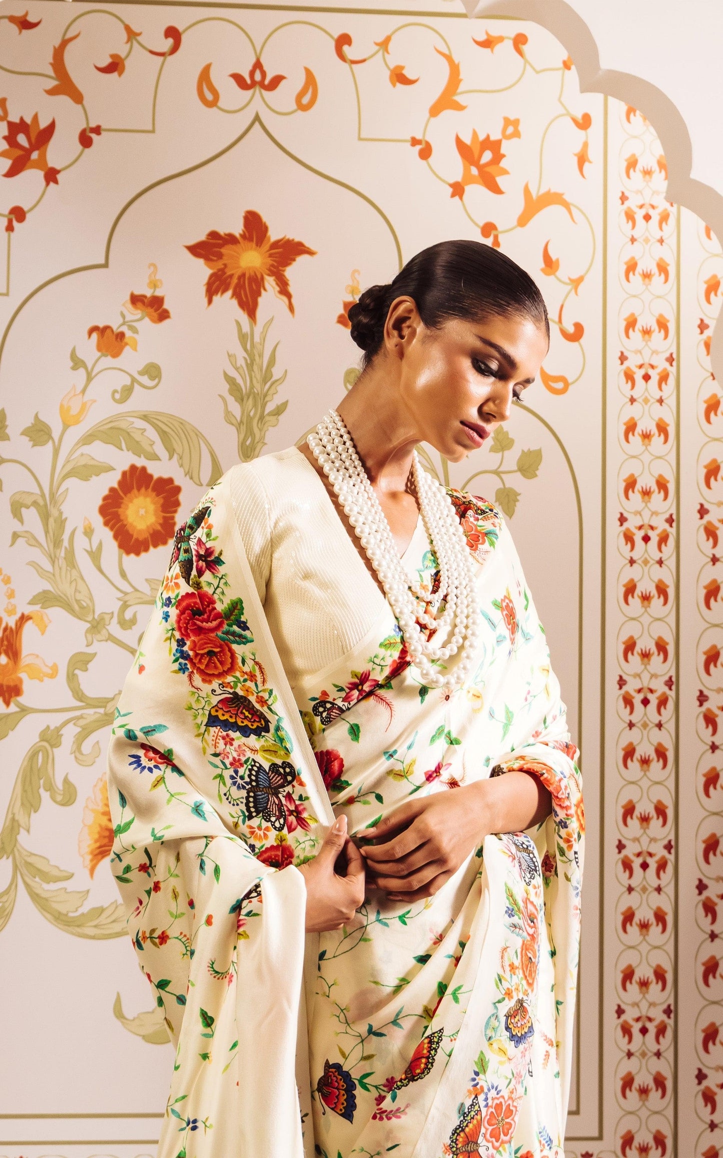 🌻 New Design Launch – Elegance in Every Drape! 🌻Original Japan Satin (Devsena Satin)