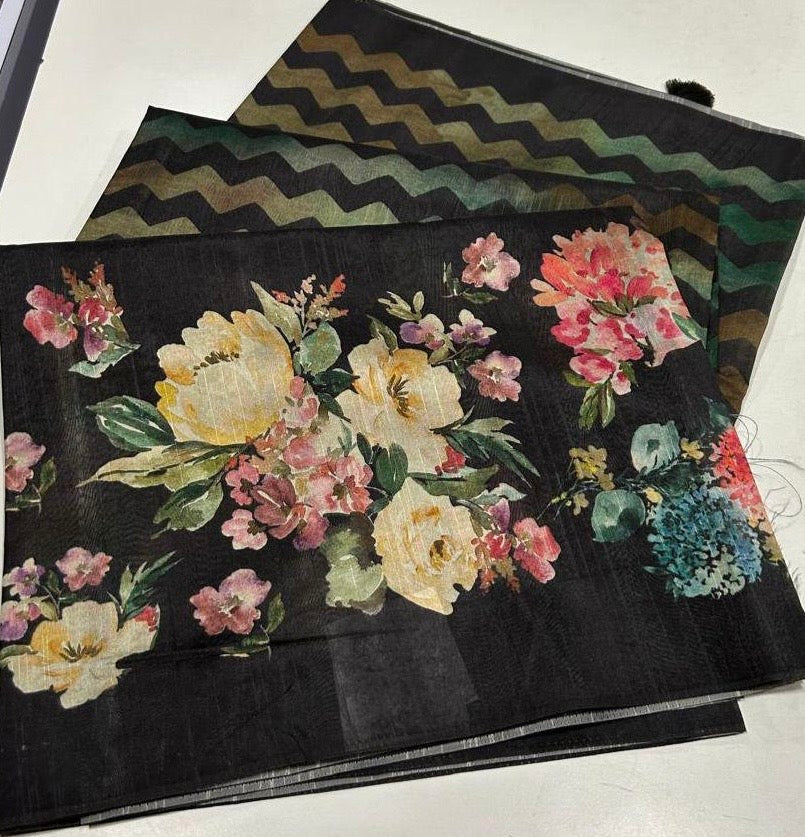 New Arrival Alert! 🌸 Premium Semi-Desi Tussar Saree – Exclusively for You