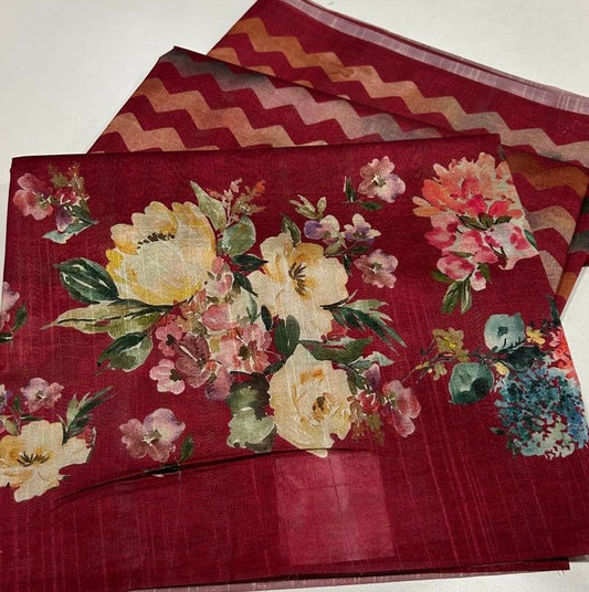 New Arrival Alert! 🌸 Premium Semi-Desi Tussar Saree – Exclusively for You